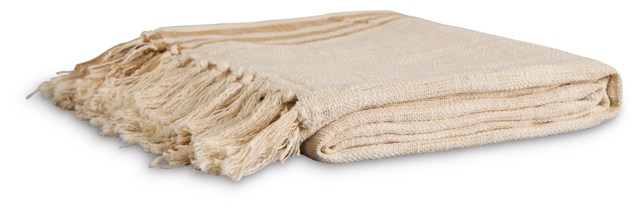 Adala Ivory 60" X 90" Throw