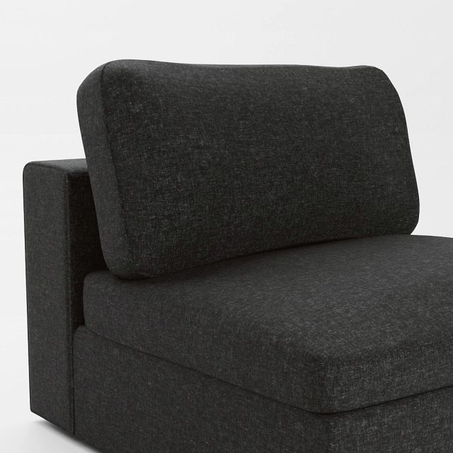 Destin Delray Dark Gray Fabric Swivel Chair