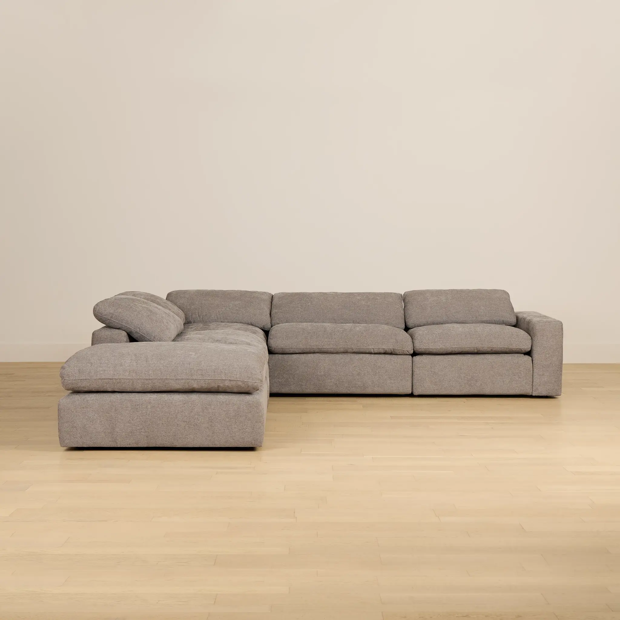 Drift Dark Gray Fabric Medium Dual Power Left Bumper Sectional Drift Dark Gray Fabric Medium Dual Power Left Bumper Sectional