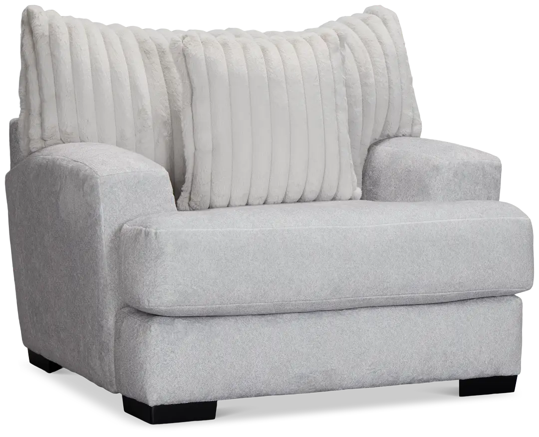 Kylie Light Gray Fabric Chair Kylie Light Gray Fabric Chair