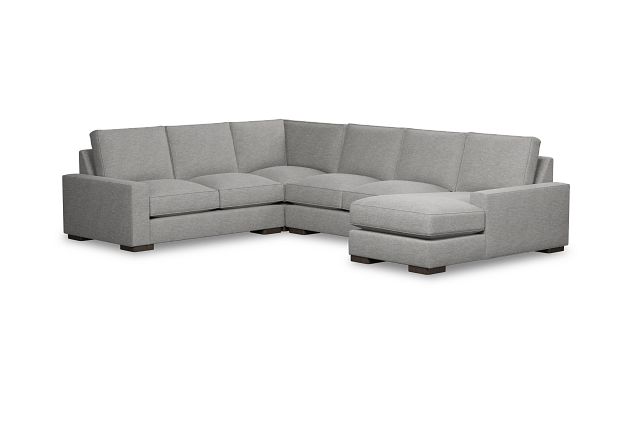 Edgewater Victory Gray Medium Right Chaise Sectional