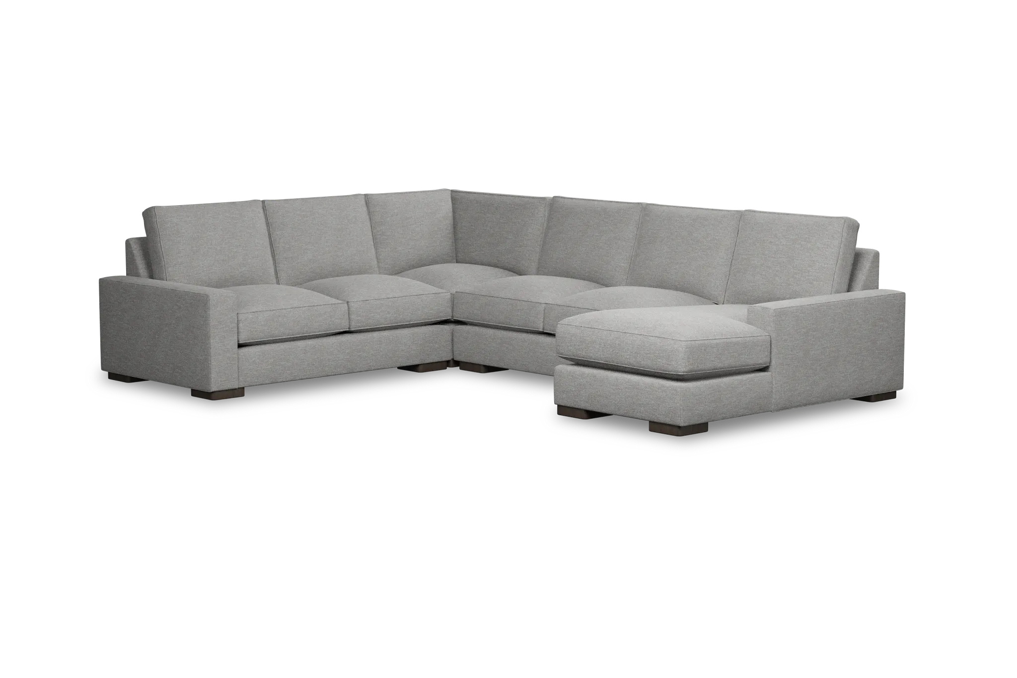 Edgewater Victory Gray Medium Right Chaise Sectional