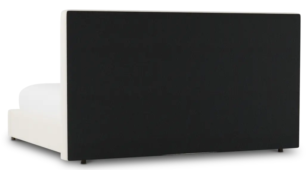 Grayton Gellar White 54" Upholstered Platform Bed Grayton Gellar White 54" Upholstered Platform Bed