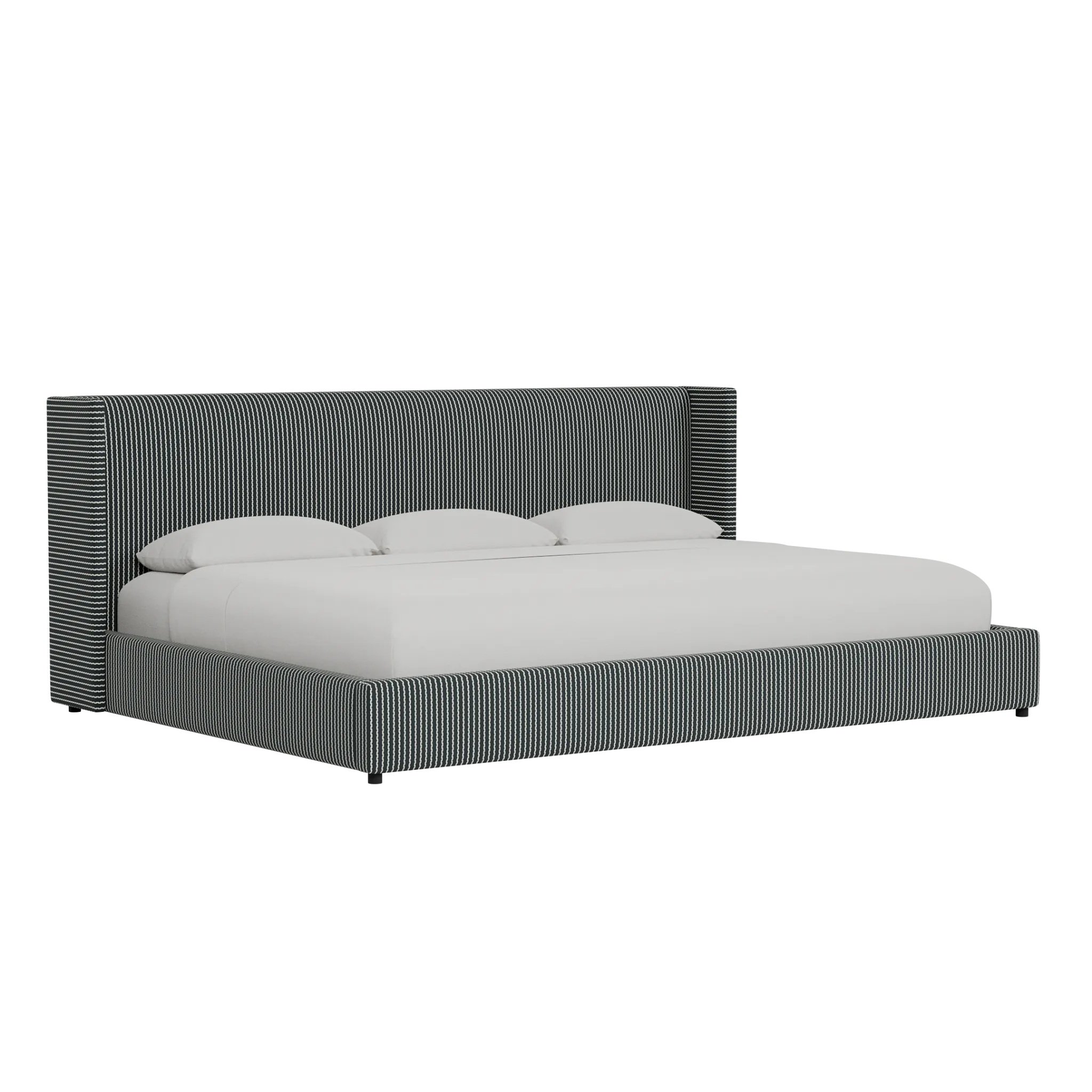 Captiva Lucy Navy 48" Upholstered Shelter Bed