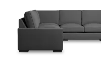 Edgewater Delray Dark Gray Medium Right Chaise Sectional