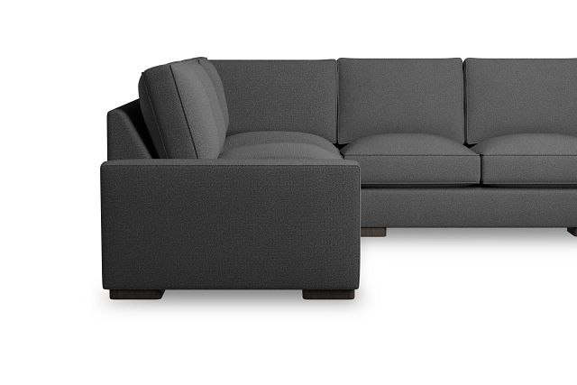 Edgewater Delray Dark Gray Medium Right Chaise Sectional