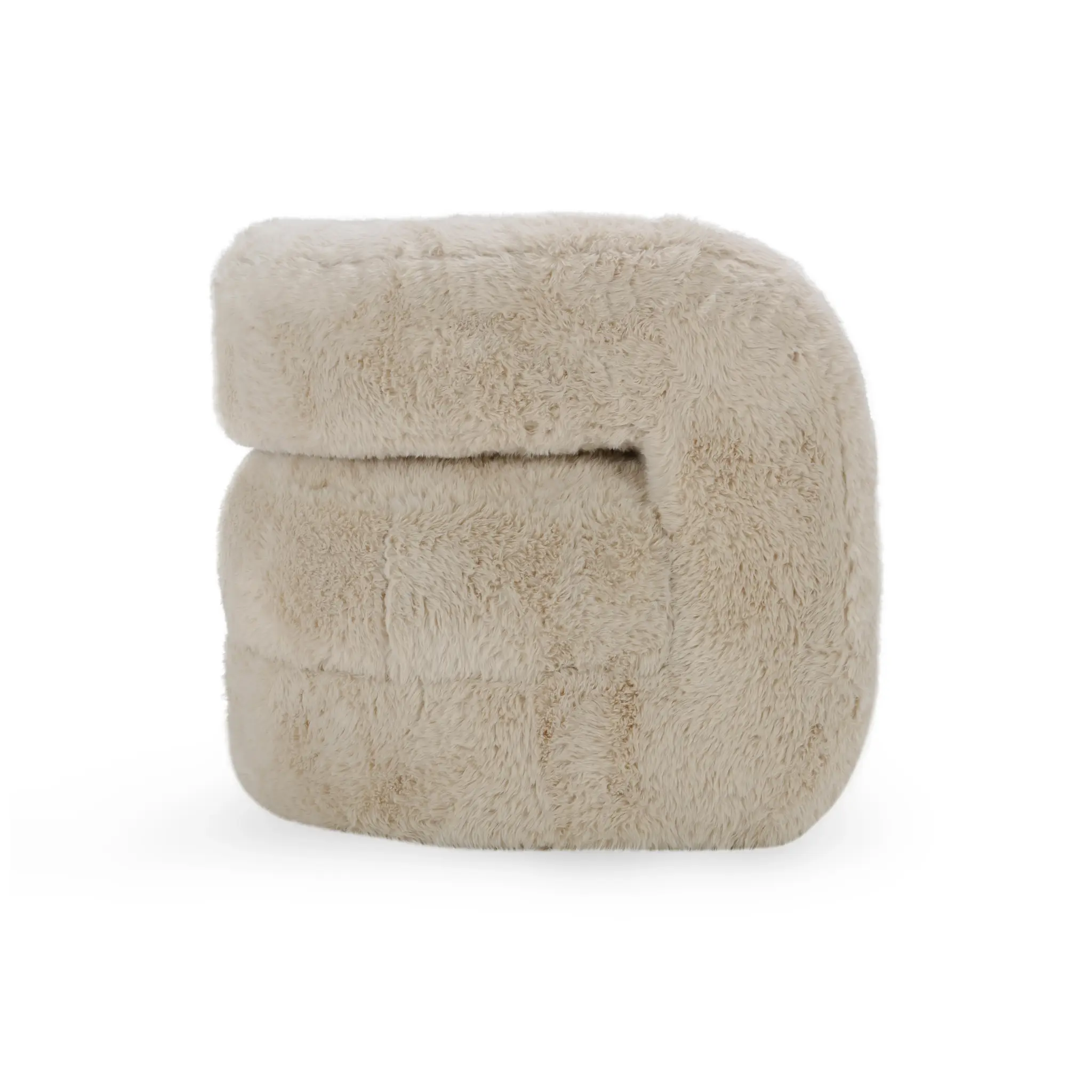 Calm Beige Fabric Accent Chair Calm Beige Fabric Accent Chair