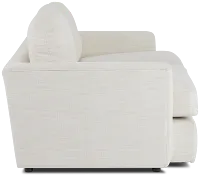 Noah Ivory Fabric Loveseat