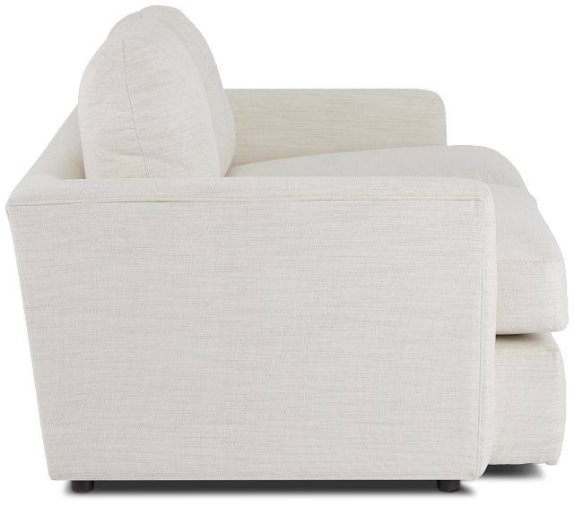 Noah Ivory Fabric Loveseat