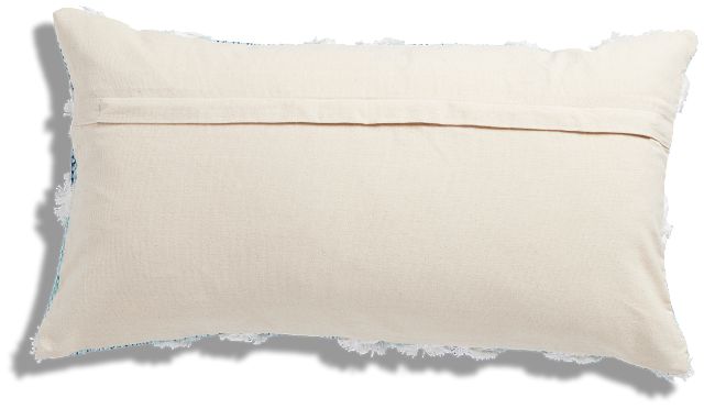 Maxton Blue Lumbar Accent Pillow