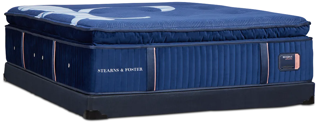 Stearns & Foster Reserve Soft Euro Pillow Top Low-profile Mattress Set