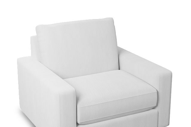 Edgewater Delray White Swivel Chair