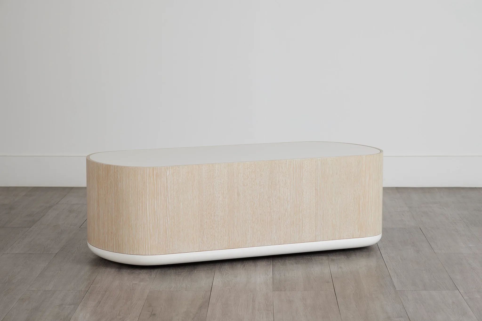 Costa Light Tone Oval Coffee Table