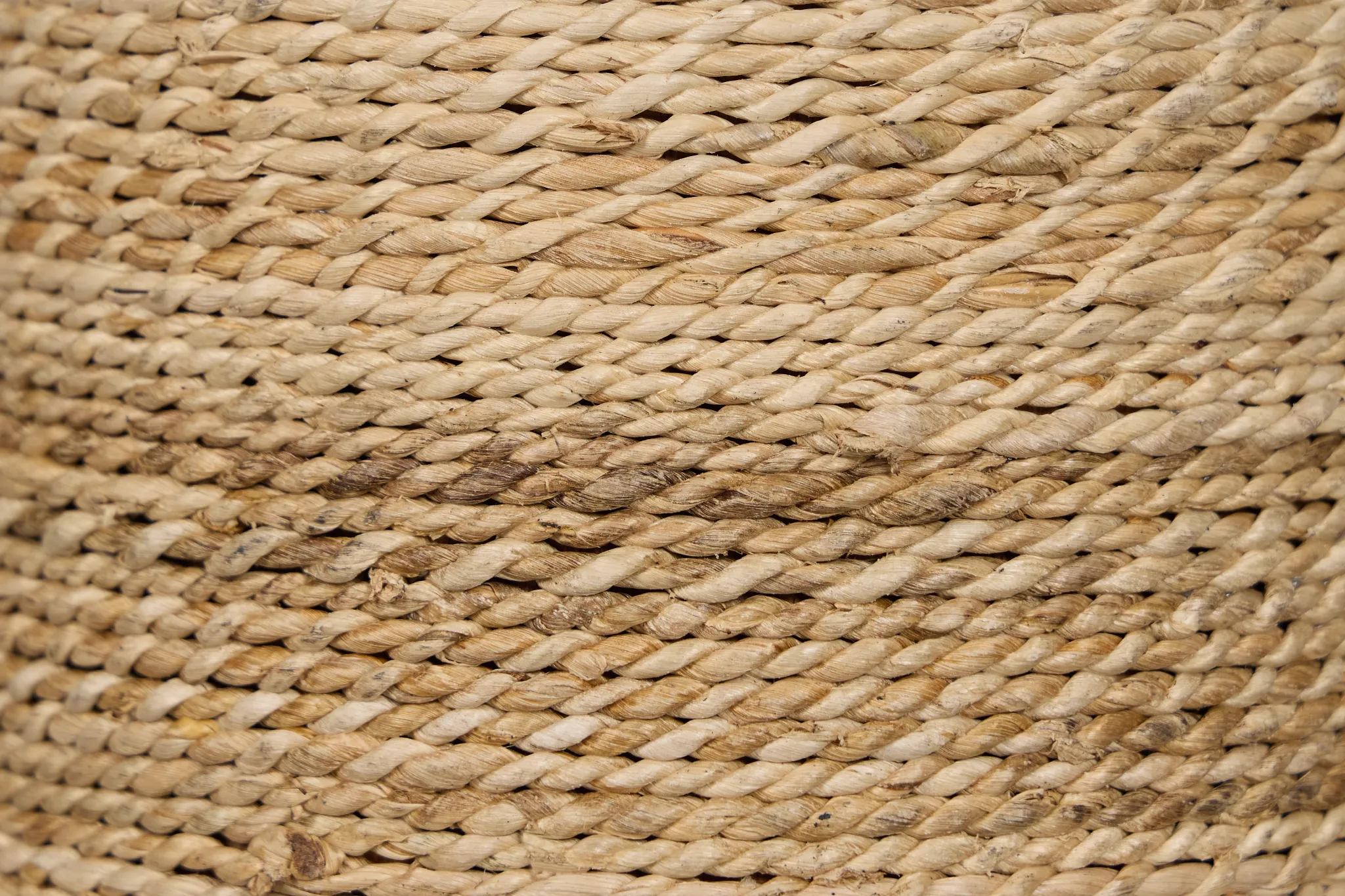 Harley Light Tone Woven Pedestal Table