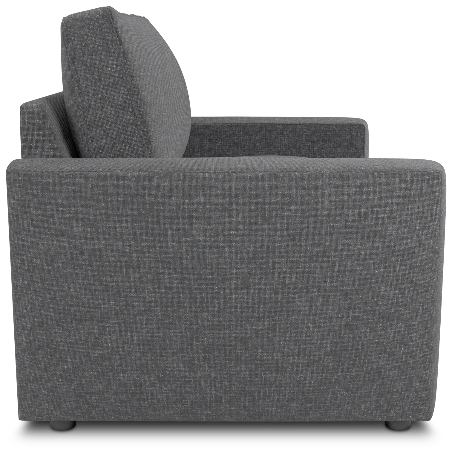 Siesta Delray Dark Gray Fabric Memory Foam Sleeper