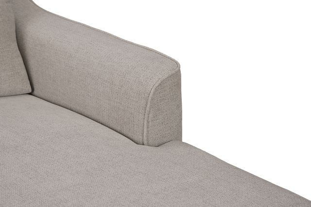Talia Gray Fabric Right Chaise Sectional
