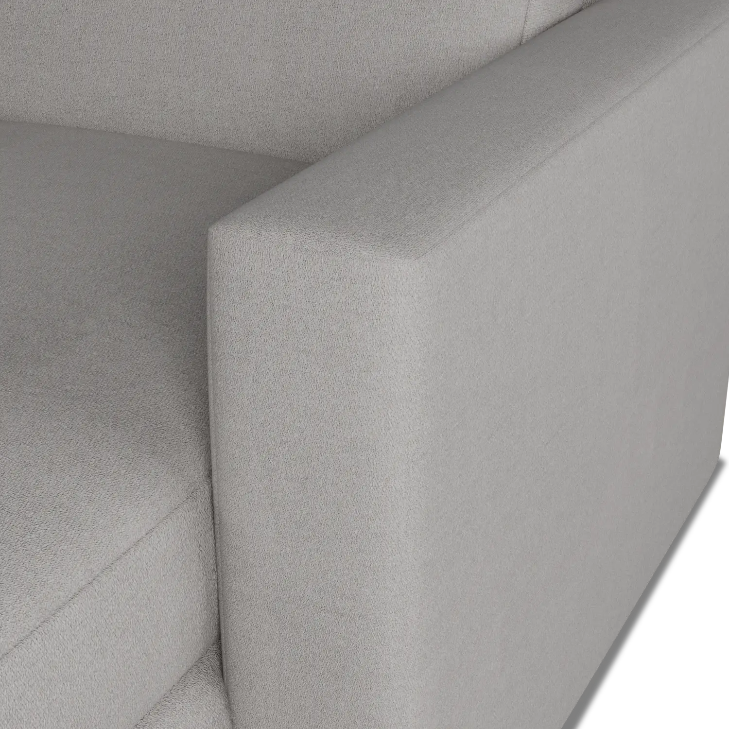 Citymod Light Gray Fabric Right Chaise Citymod Light Gray Fabric Right Chaise