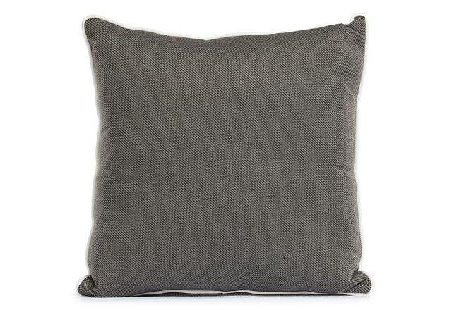 Forest Gray 20" Indoor/outdoor Square Accent Pillow