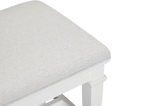 Cape Cod Ivory Upholstered Dining Bench