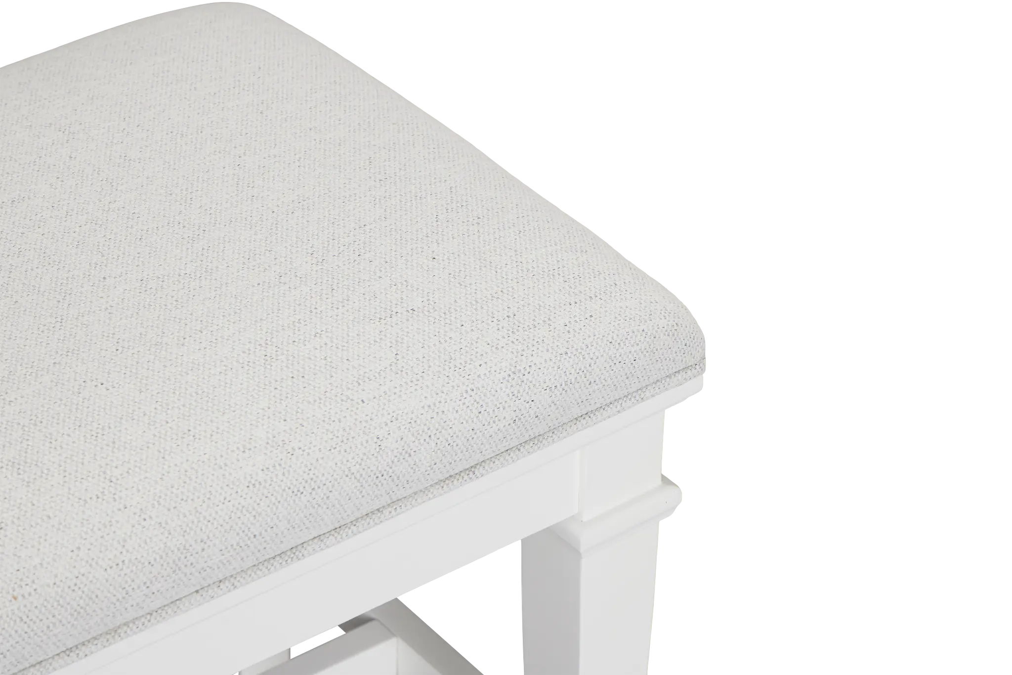 Cape Cod Ivory Upholstered Dining Bench Cape Cod Ivory Upholstered Dining Bench
