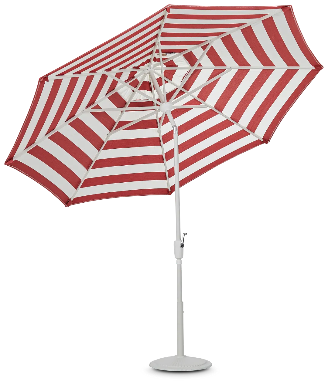 Capri Red Stripe Umbrella Set