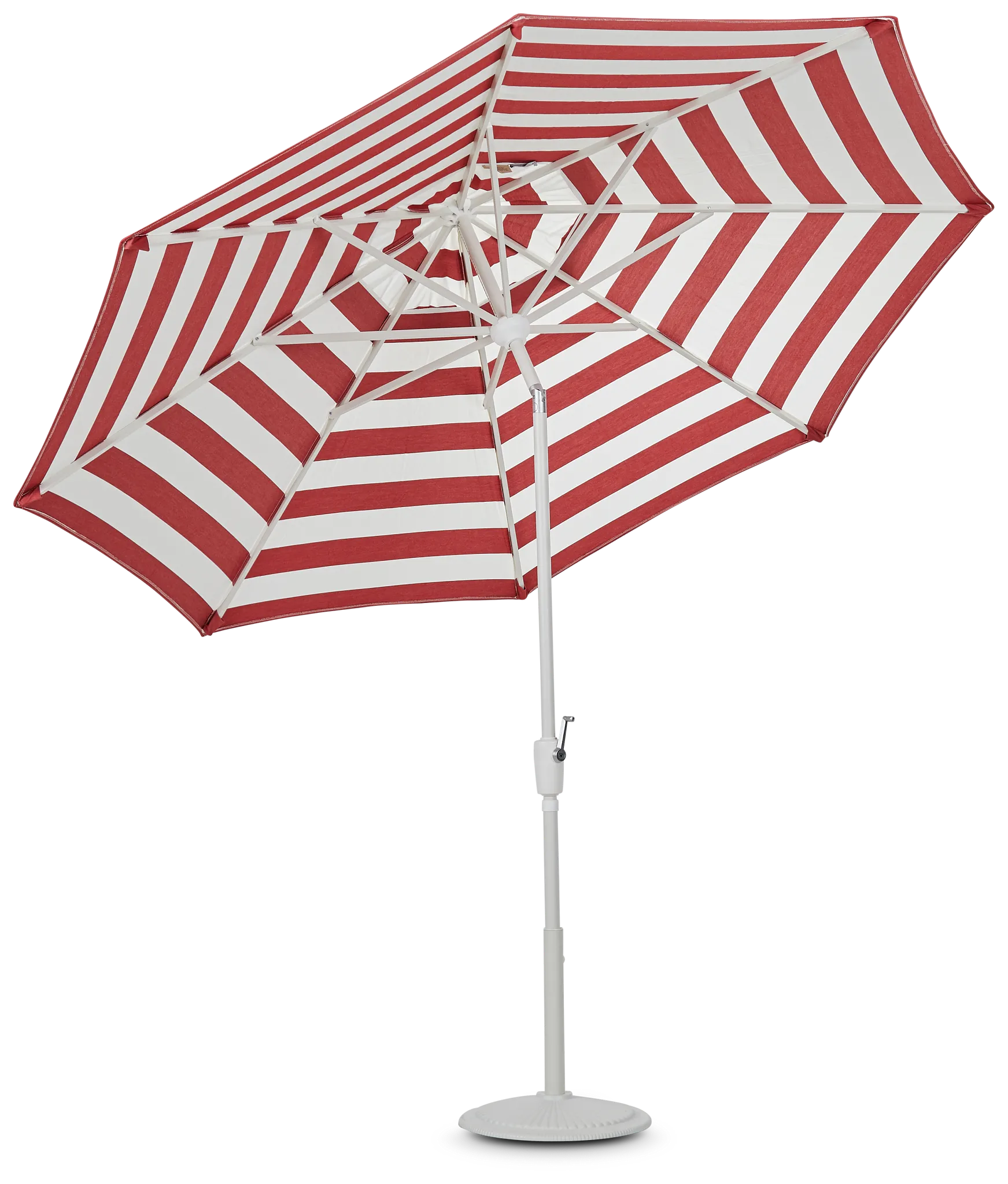 Capri Red Stripe Umbrella Set