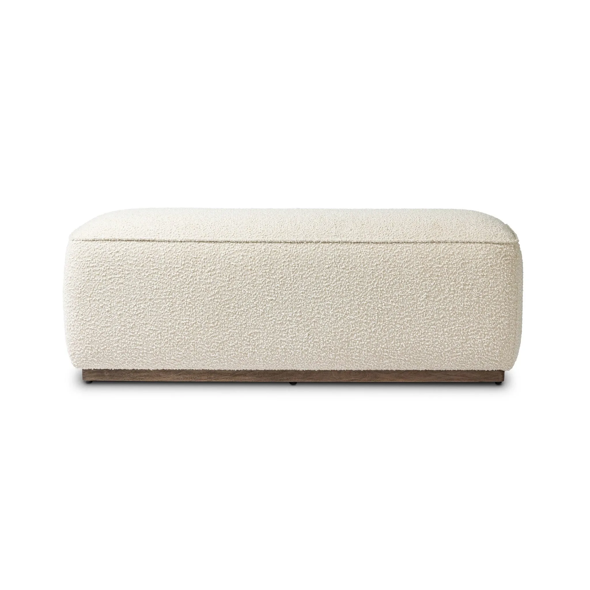 Four Hands Banta Light Beige Uph Bench