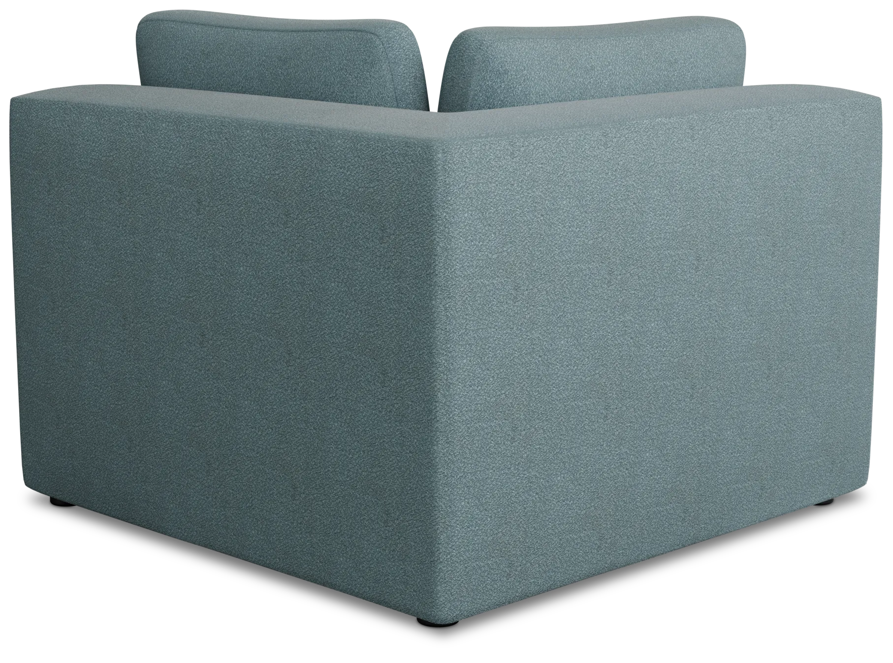 Destin Sutton Blue Fabric Corner Chair