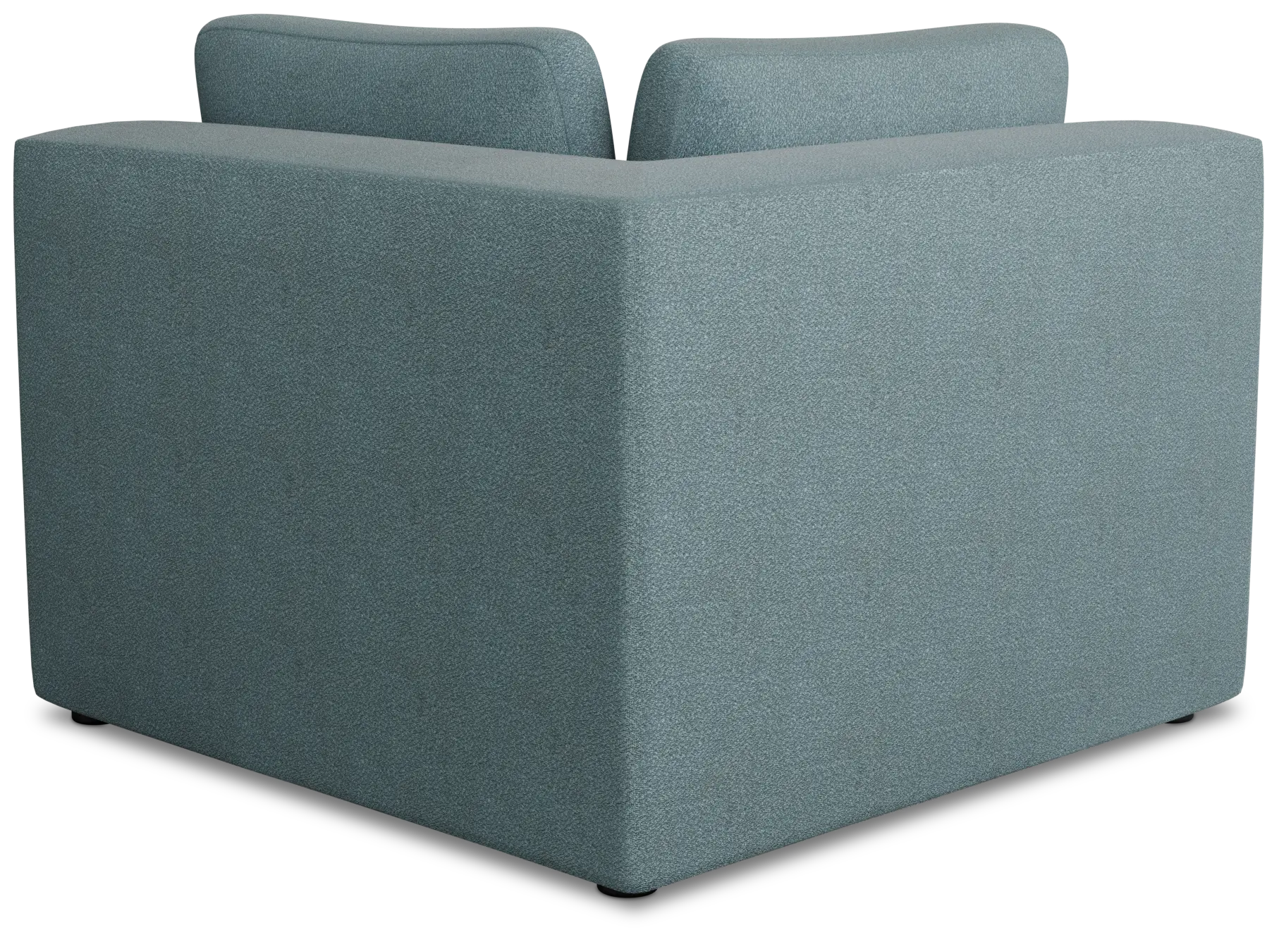 Destin Sutton Blue Fabric Corner Chair Destin Sutton Blue Fabric Corner Chair