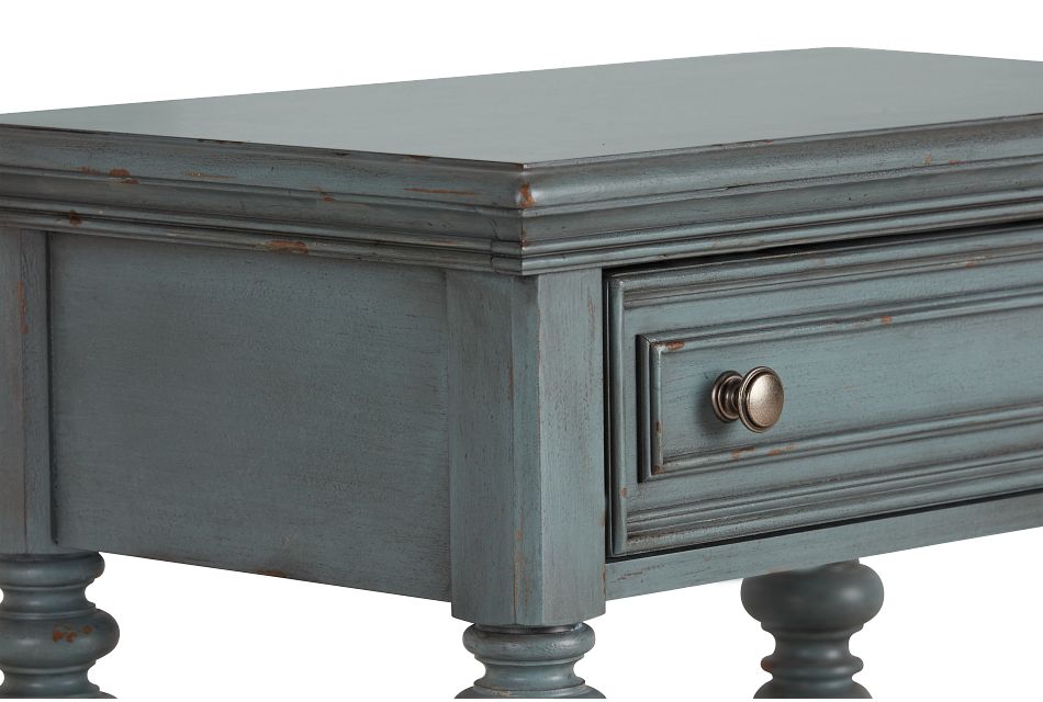 Savannah Teal 1drawer Nightstand
