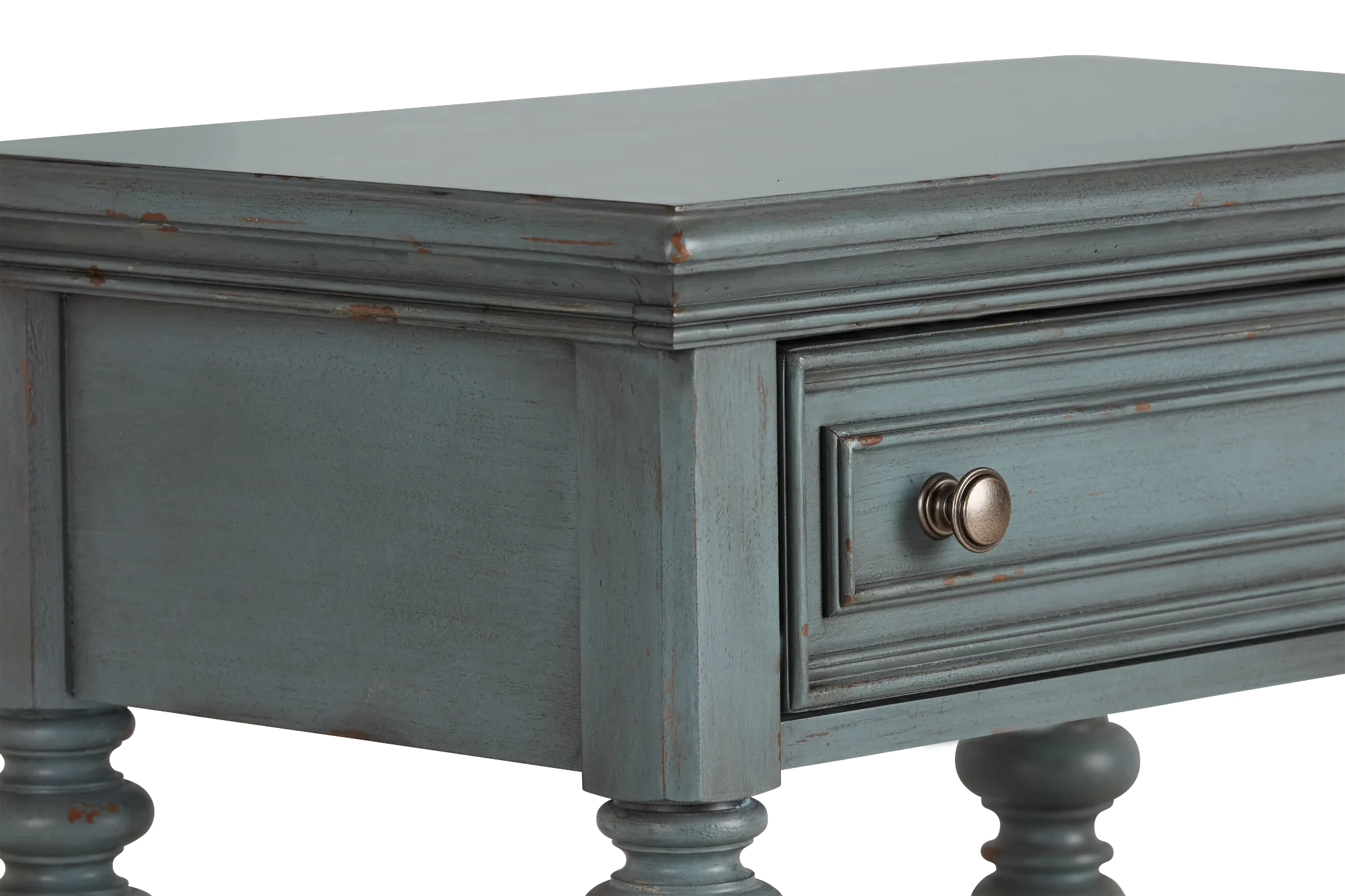 Savannah Teal 1-drawer Nightstand