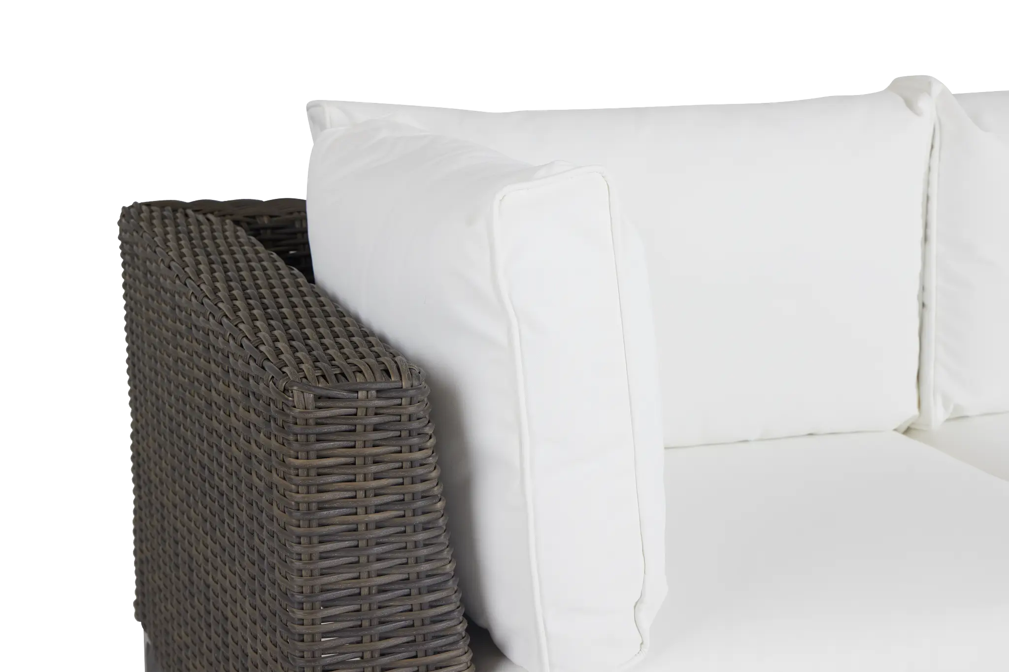 Tulum White Woven Modular Sofa Tulum White Woven Modular Sofa