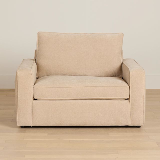 Siesta Elite Taupe Fabric Memory Foam Sleeper
