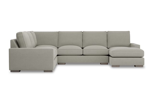 Edgewater Elite Gray Medium Right Chaise Sectional
