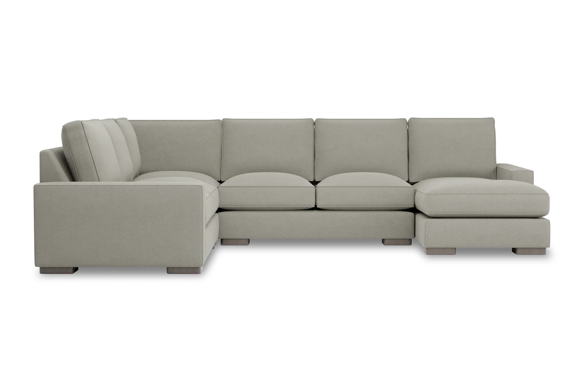 Edgewater Elite Gray Medium Right Chaise Sectional