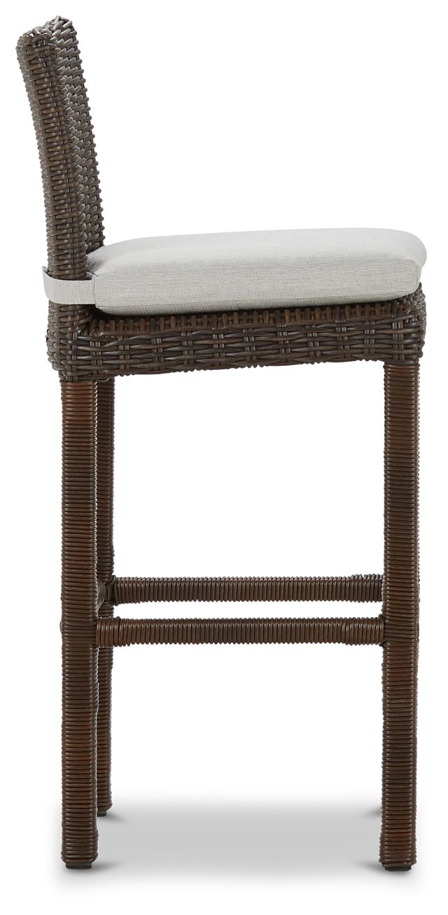 Southport Gray Woven 30" Barstool