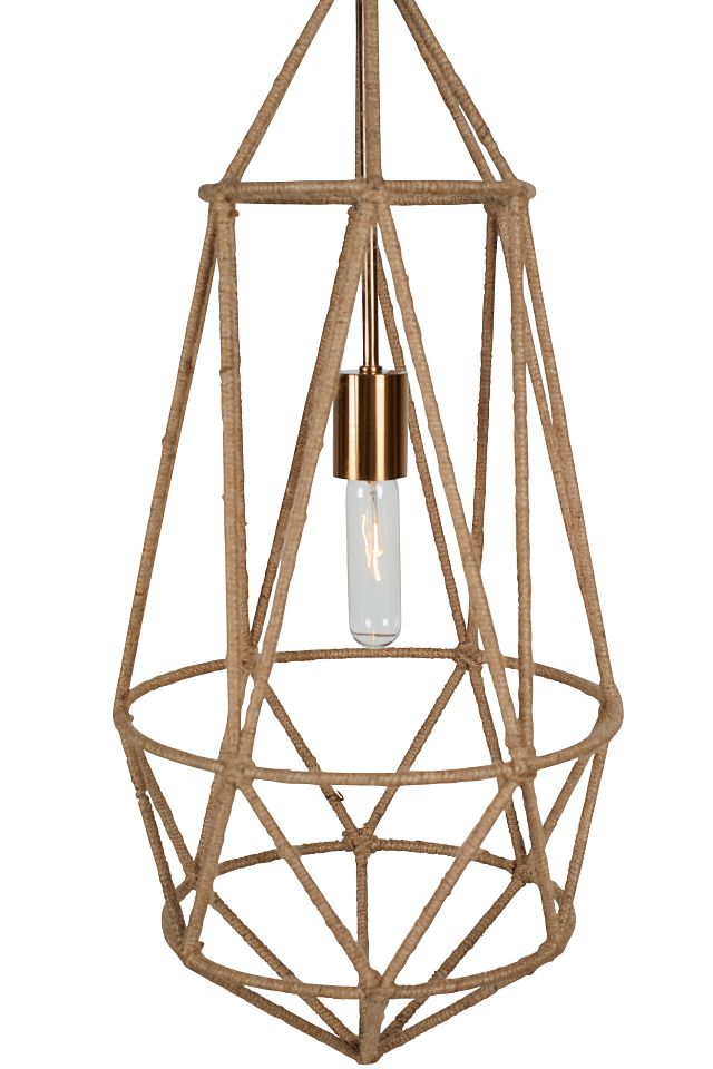 Fletcher Jute Chandelier