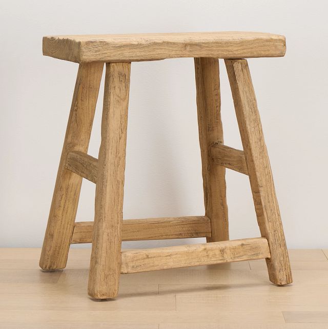 Nash Light Tone Square Stool