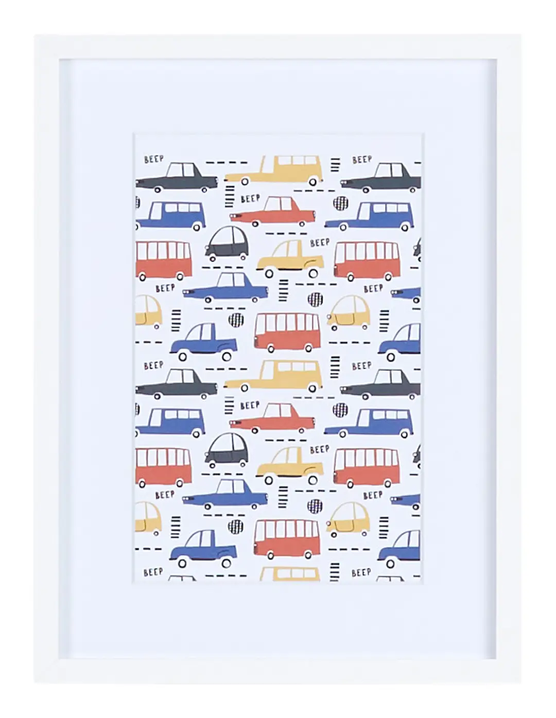 Beep Multicolored Framed Wall Art Beep Multicolored Framed Wall Art