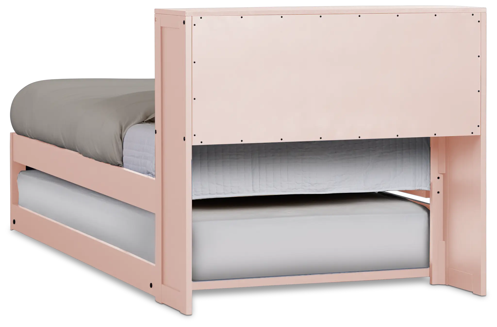 Charleston Pink Bookcase Trundle Bed Charleston Pink Bookcase Trundle Bed