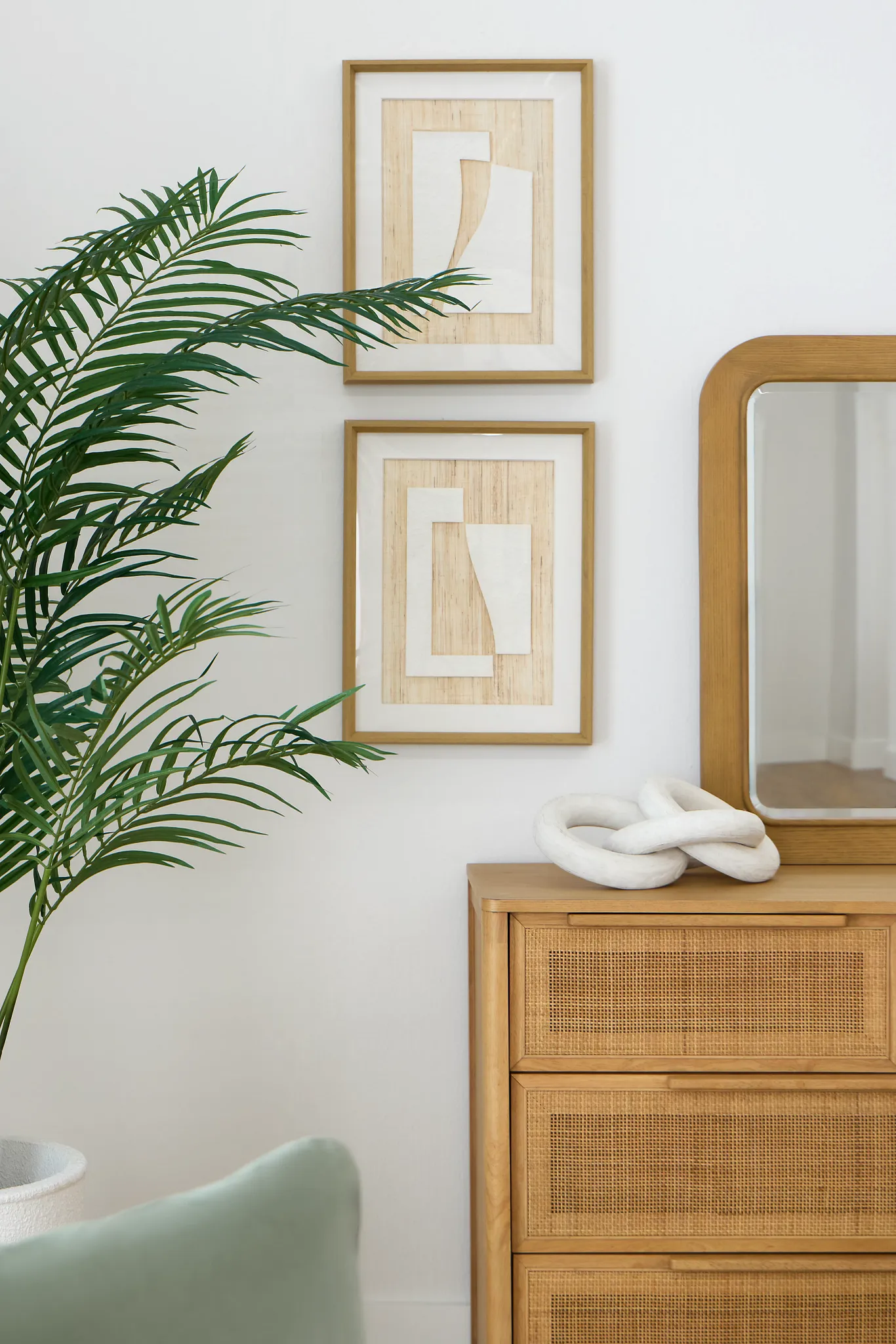 Pacific Light Tone 6-drawer Dresser & Mirror