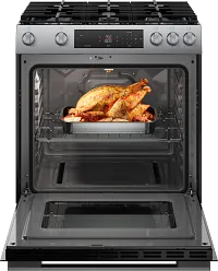 Bosch 100 Series Black Gas Range