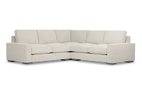 Edgewater Elite Ivory Small Two-arm Sectional