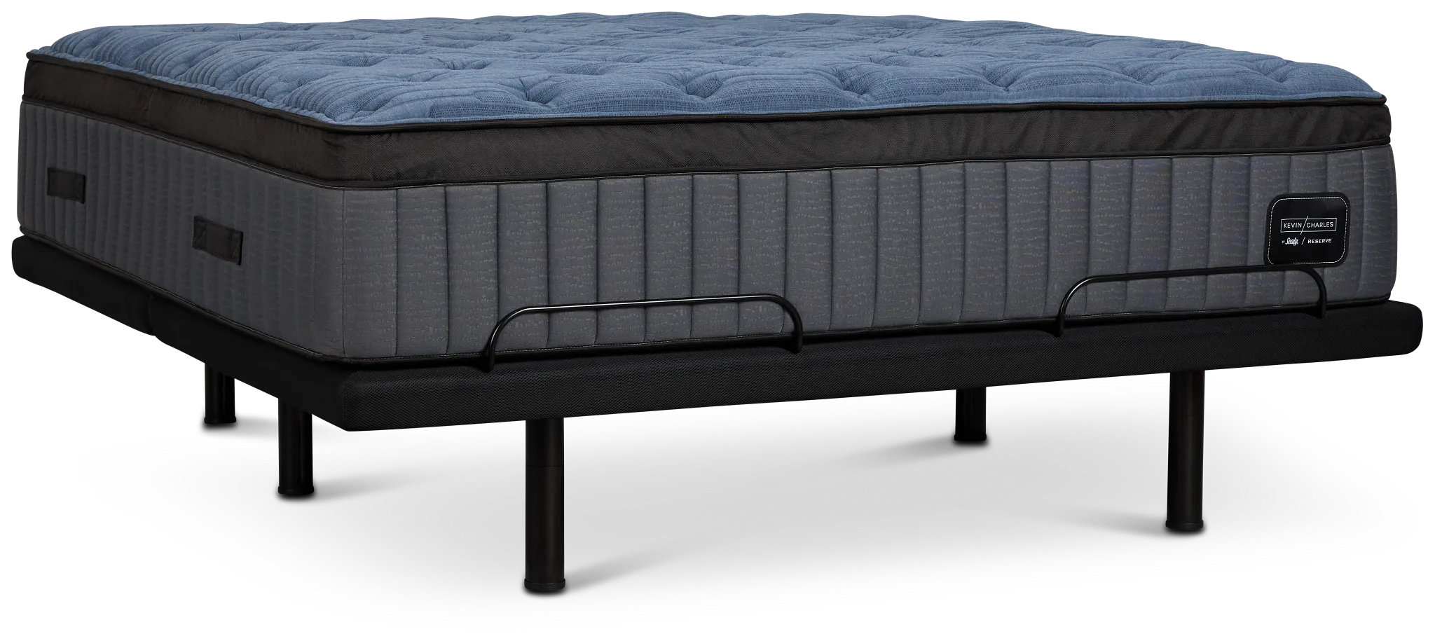 Kevin Charles By Sealy Reserve Lux Plush Deluxe Adjustable Mattress Set