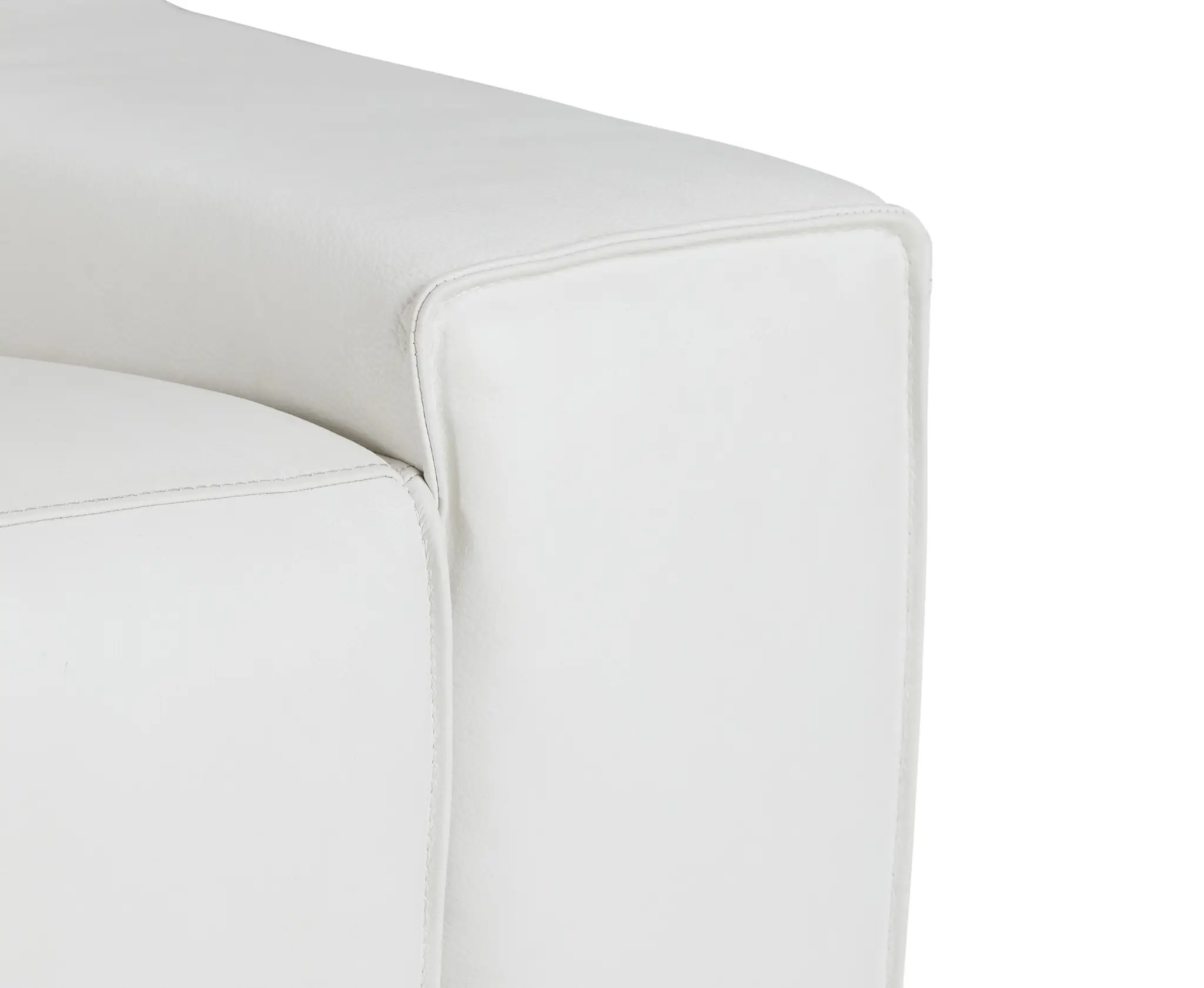 Carmelo White Leather Power Reclining Sofa With Left Table Carmelo White Leather Power Reclining Sofa With Left Table