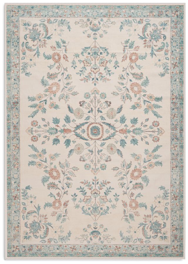 Lilly Light Blue 5x8 Area Rug