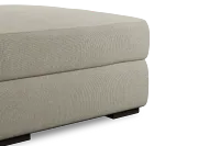 Edgewater Suave Beige Ottoman