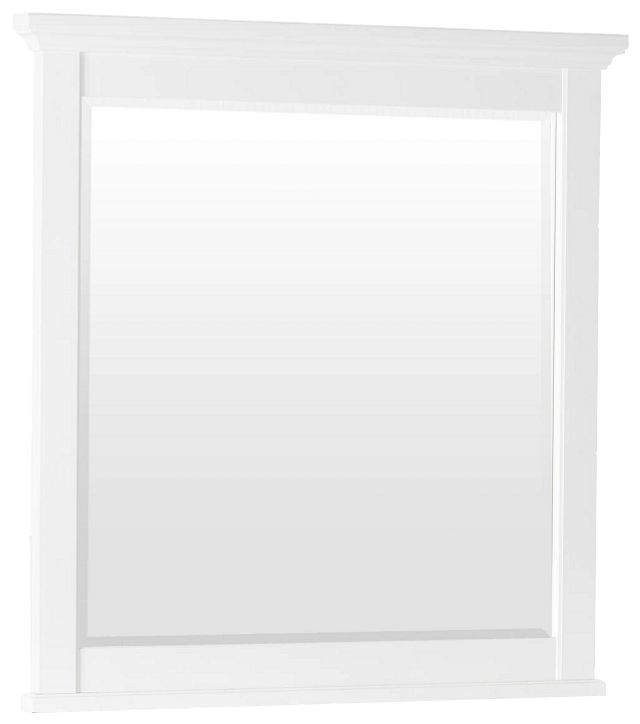 Bungalow Ivory Small Landscape Mirror