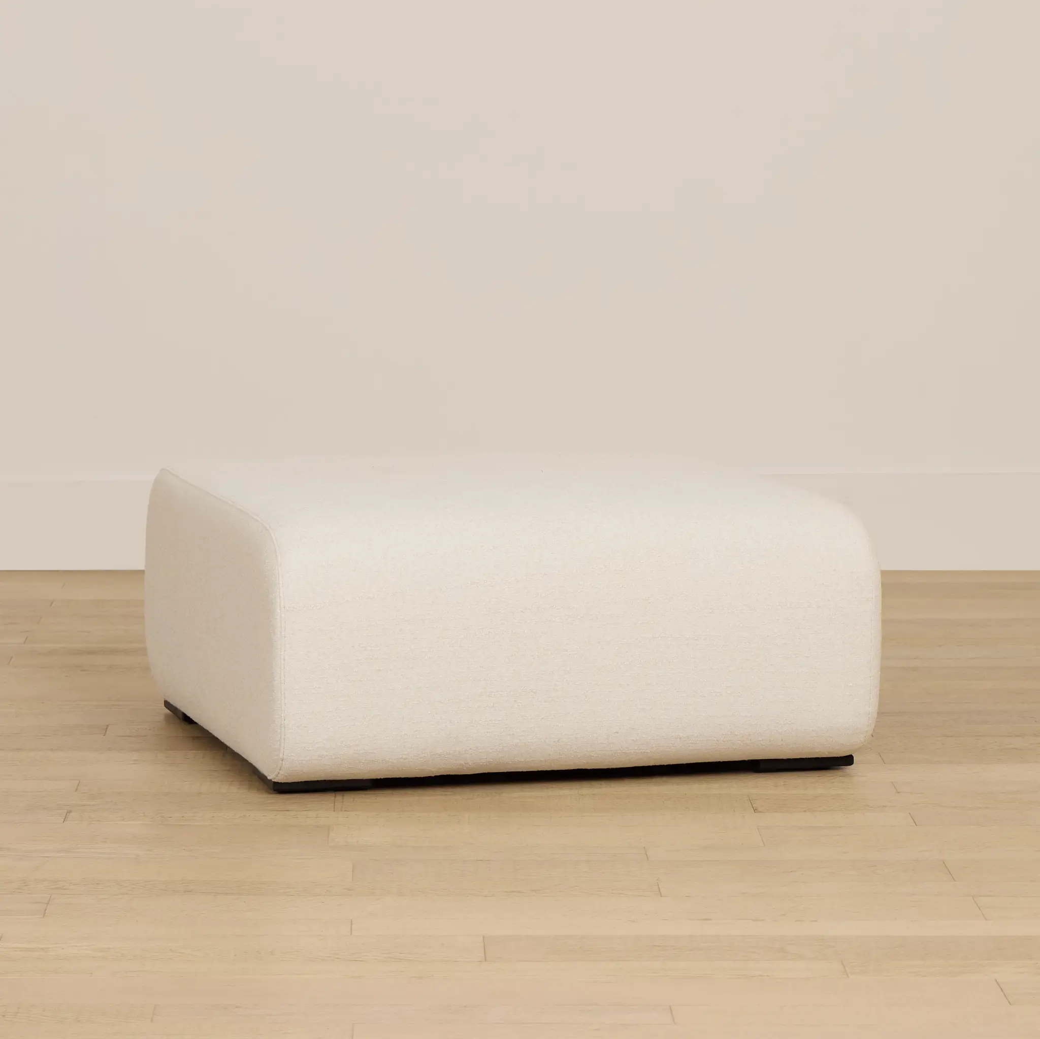 Celeste Light Beige Fabric Ottoman Celeste Light Beige Fabric Ottoman
