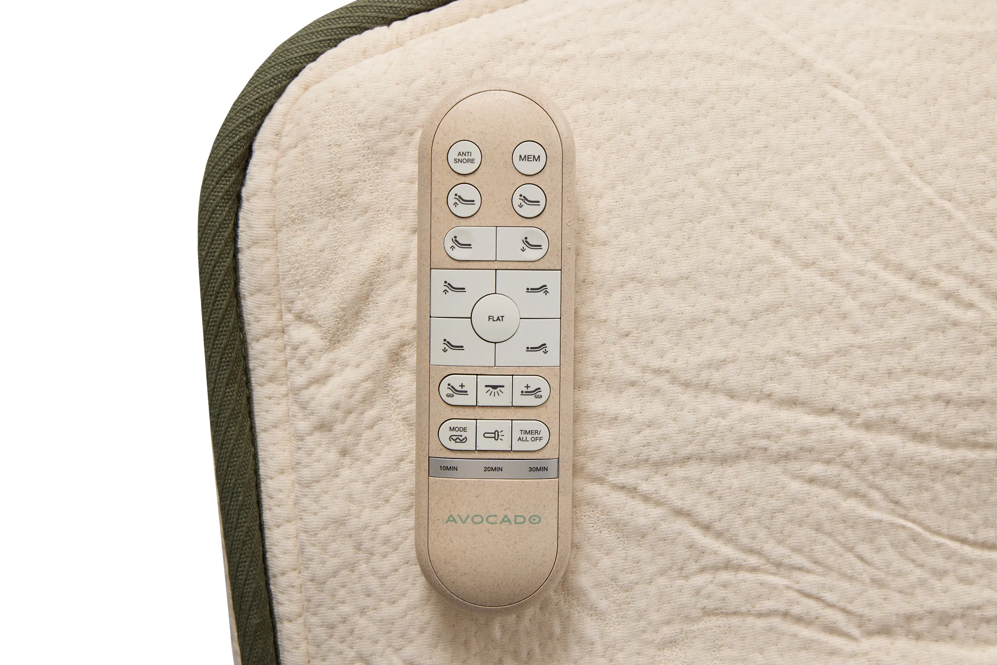 Avocado Green Firm Eco Plus Adjustable Base Mattress Set